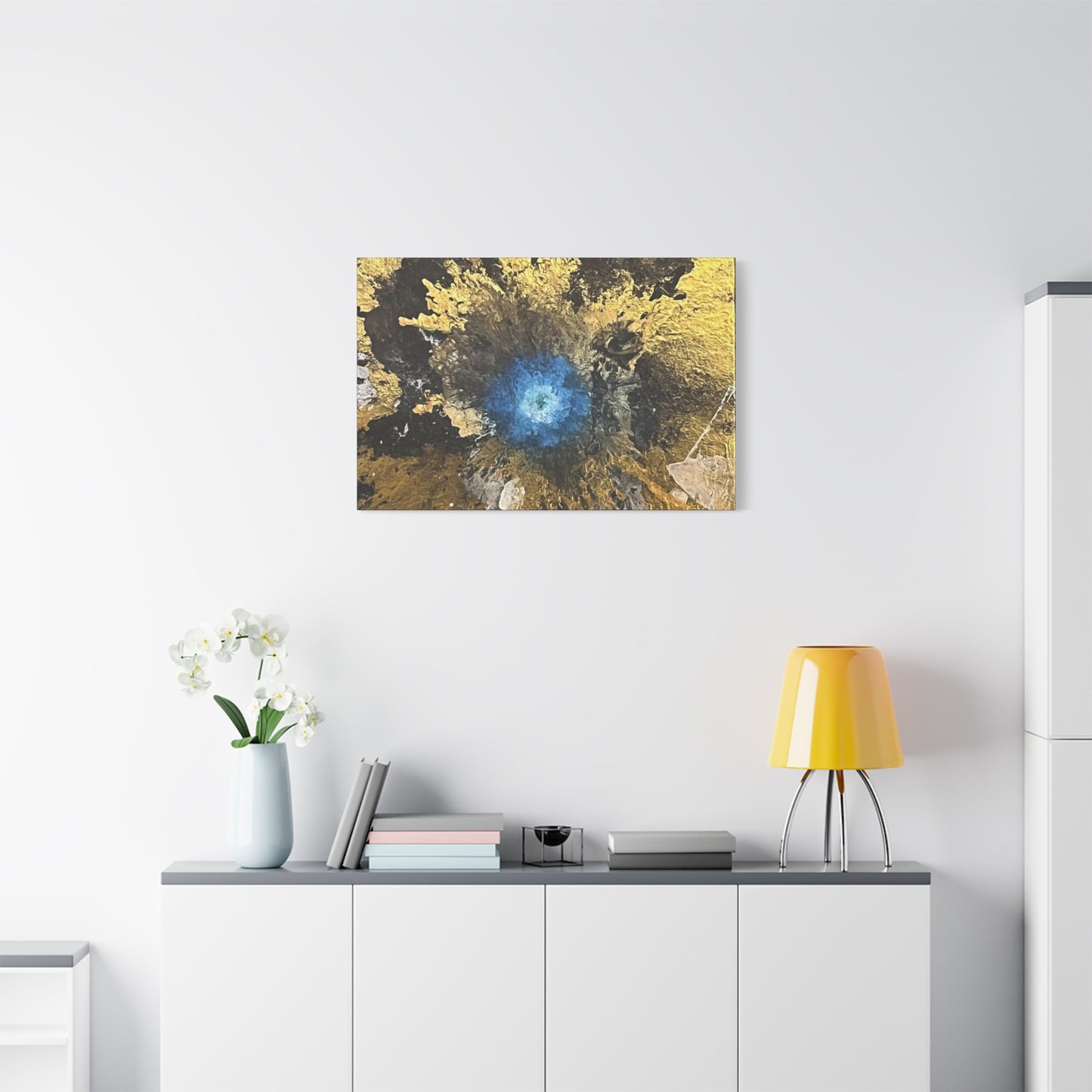 abstract flower Matte Canvas, Stretched, 1.25"