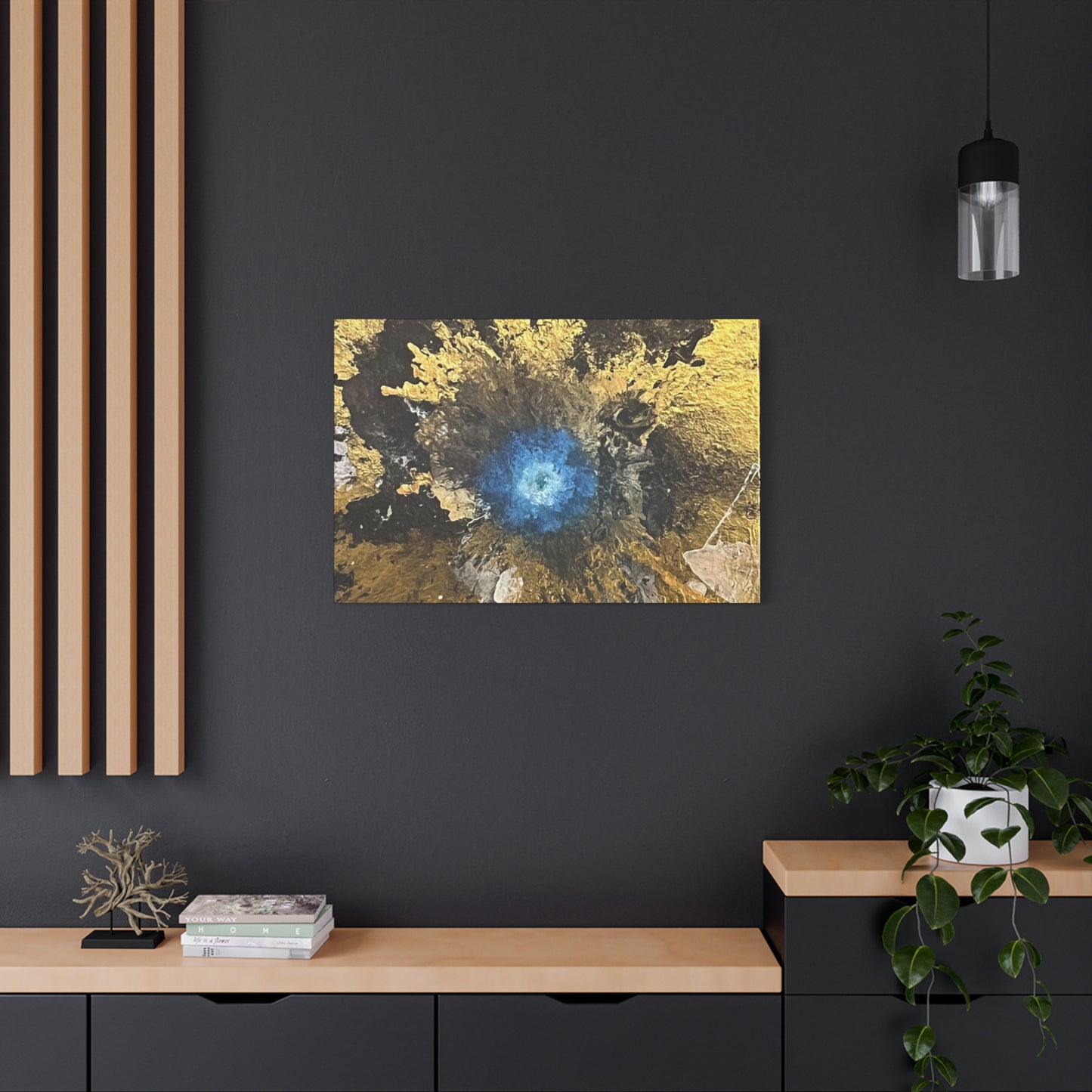 abstract flower Matte Canvas, Stretched, 1.25"